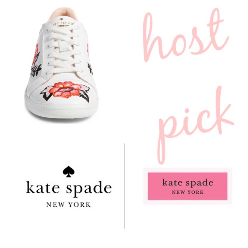 Brand New LEATHER Kate Spade Everhart Sneaker
